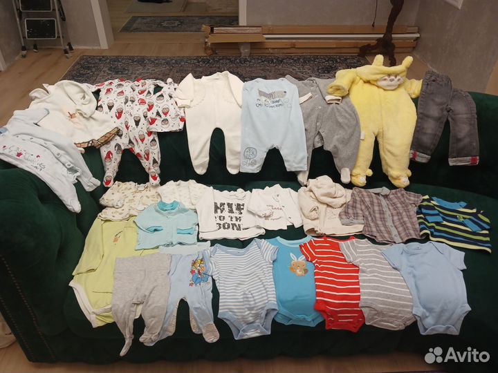 Пакет вещей для новорожденного