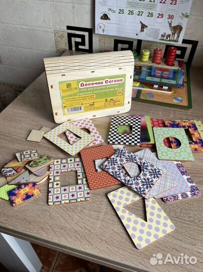 Развивающие деревянные игрушки пакетом