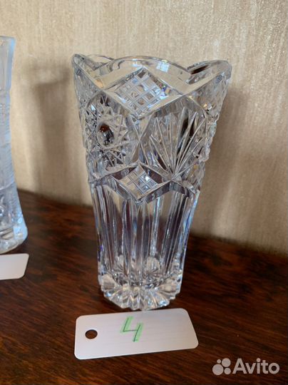 Хрустальные вазы времен СССР