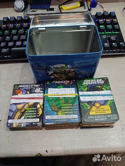 Карточки черепашки ниндзя