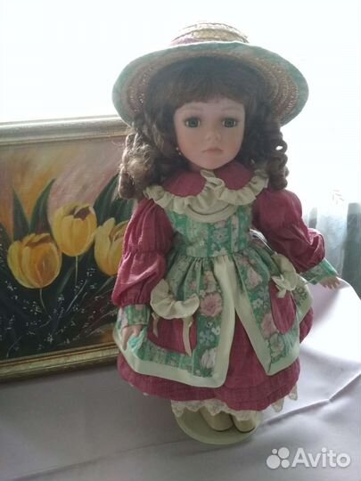 Фарфоровая кукла Ремеко