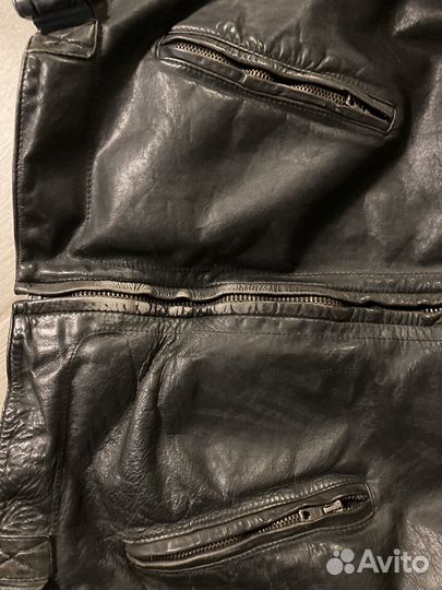 Кожаная мотокуртка мужская Dainese 52