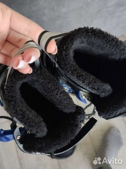 Коньки раздвижные 29-32рр с мехом