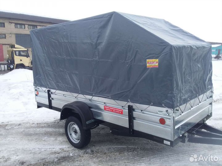 Прицеп Буран 3.3/1.4.метра с тентом