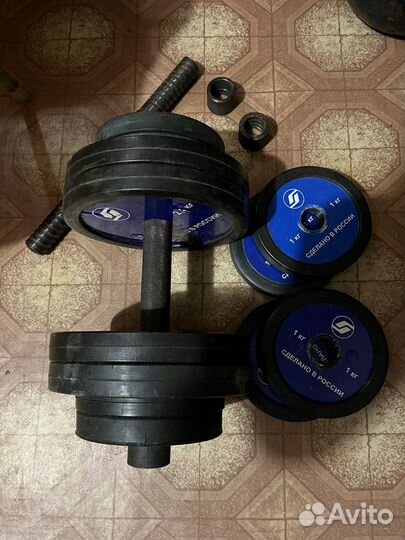 Гантели разборные