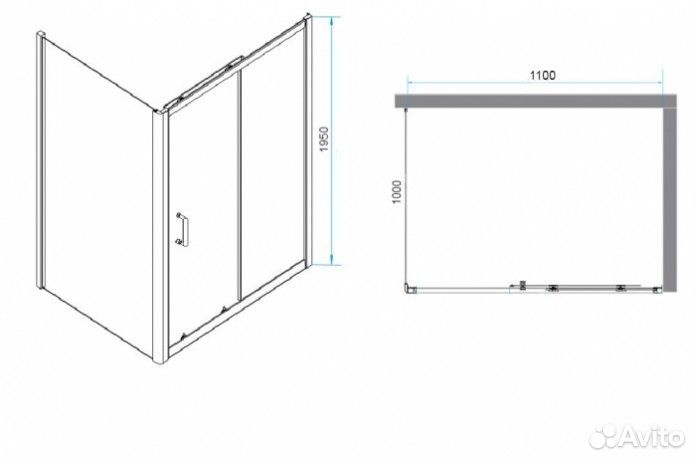 Душевой уголок RGW Passage PA-74-1 110x100