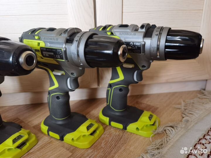 Аккумуляторный ударный шуруповерт Ryobi One+