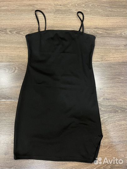Черное летнее платье