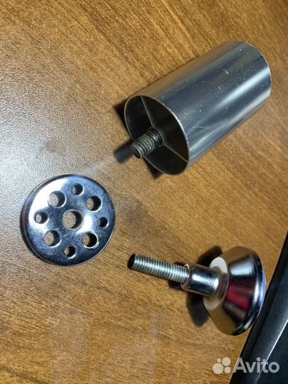 Ножка регулируемая 115 мм хром