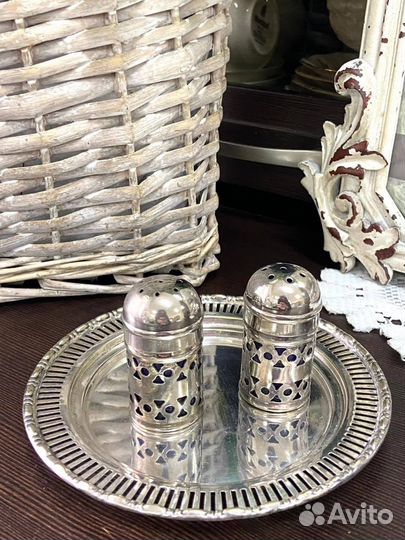 Винтажный английский набор для специй