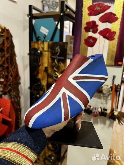 Интерьерная колодка натуральная деревянная