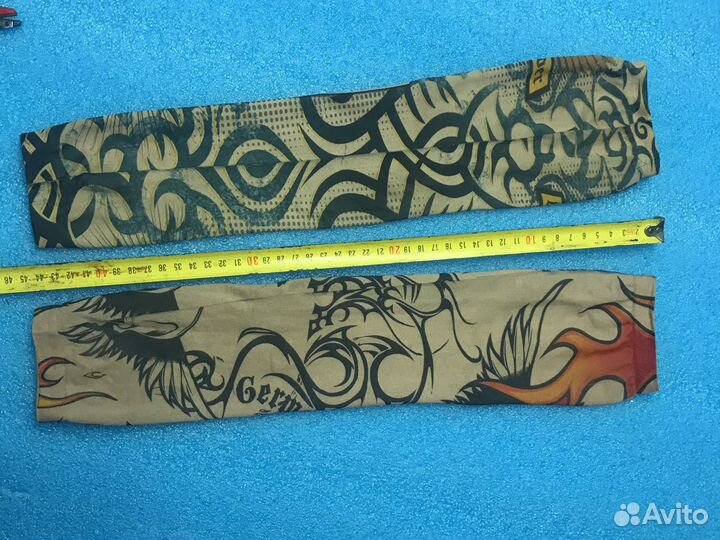 Чулок на руку. Имитация татуировки