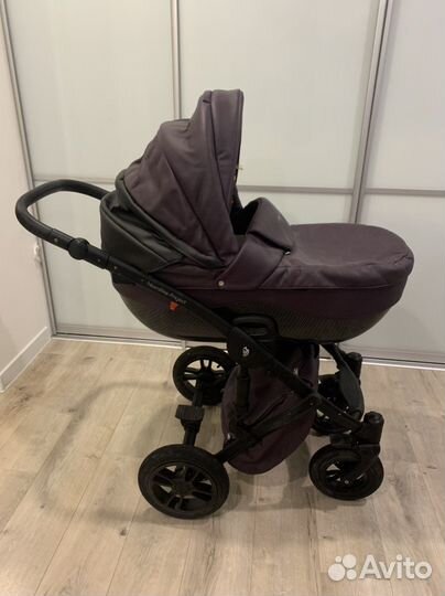 Коляска 2 в 1 эко кожа