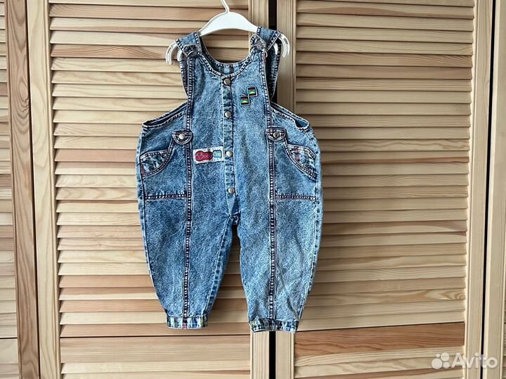 Джинсовый комбинезон 80