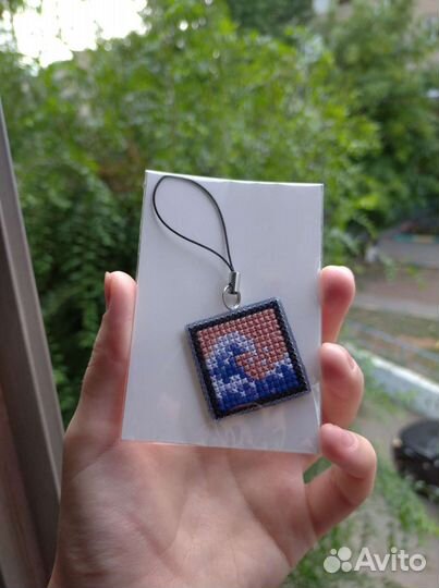 Брелоки ручной работы (вышивка)