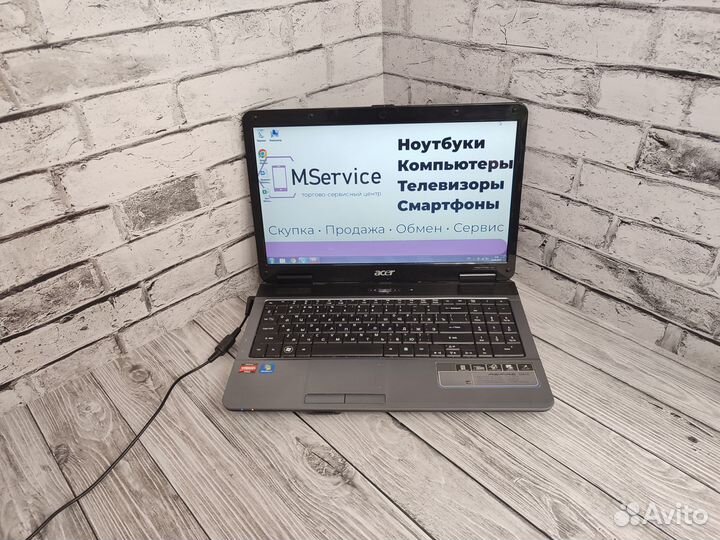 Ноутбук Acer 2 ядра/3Gb/HDD-320Gb/15.6