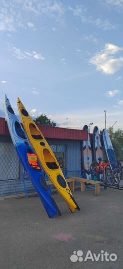 Морской каяк пластиковый, байдарка, лодка