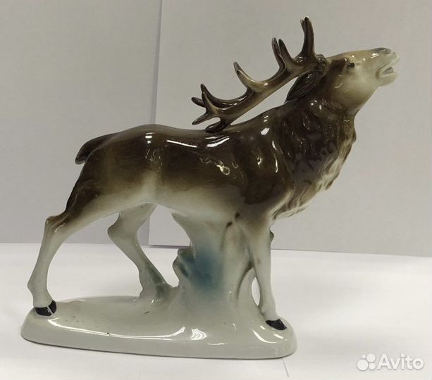 Олень Лось Фарфор Германия