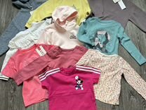 Брендовые футболки лонгсливы кофты для девочки 104