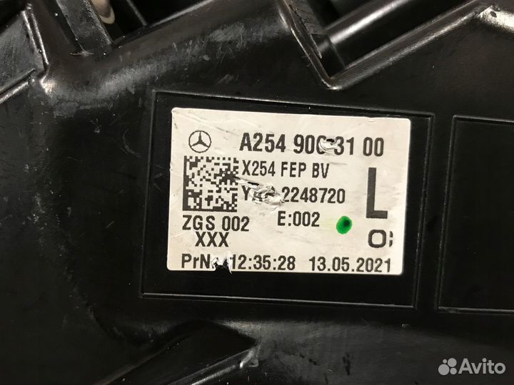 Mercedes GLC W254 22-задний левый светодиодный фонарь Европа A2549063100