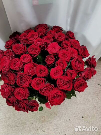 Розы букет цветов 51