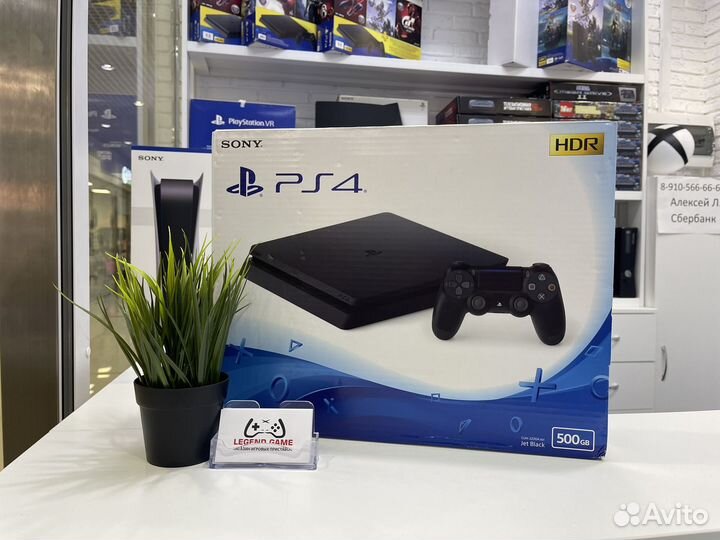Sony PS4 Slim новая гарантия 1 год