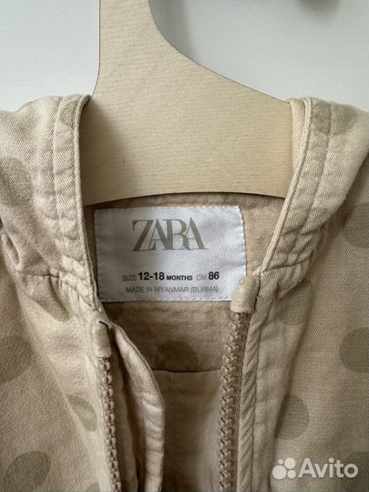 Ветровка для девочки zara 86