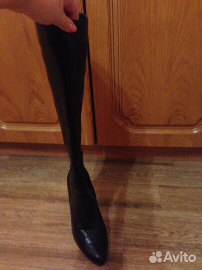 Сапоги натур.кожа р.38-38,5