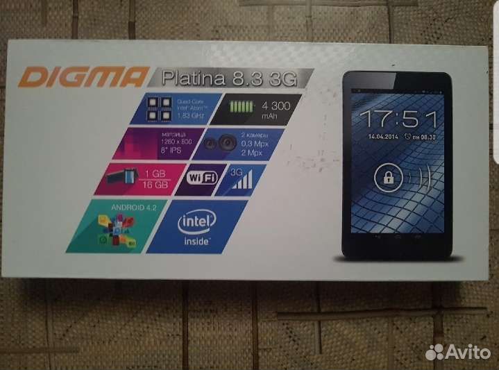Планшет Digma Platina 8.3