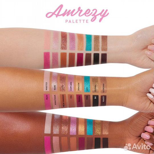 Палетка теней Amrezy от Anastasia Beverly Hills