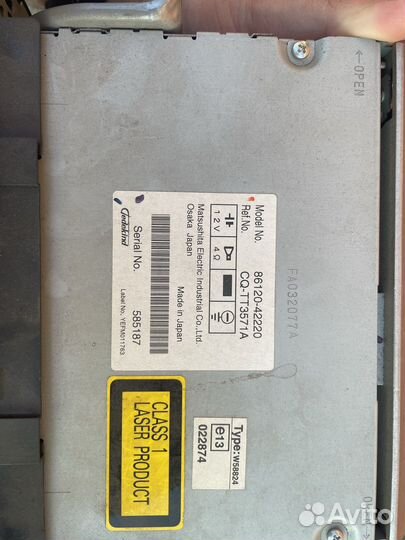 Штатная магнитола Toyota RAV4