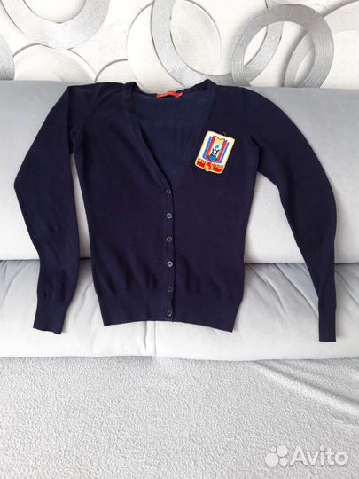 Для девочки Школьный Кардиган, кофта