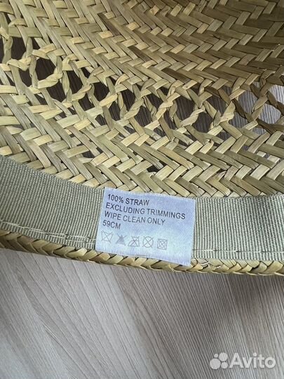 Шляпа соломенная новая ASOS