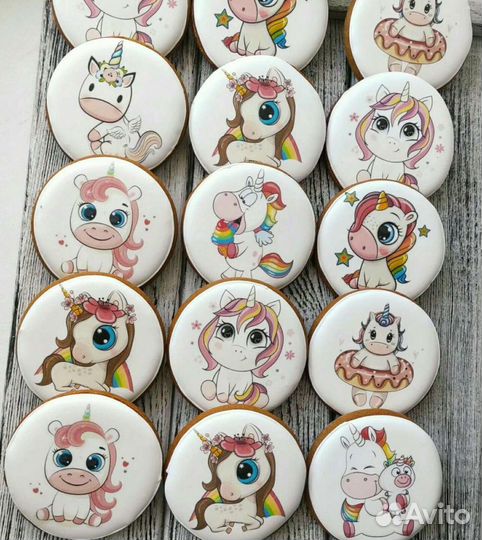 Расписные пряники и с фотопечатью