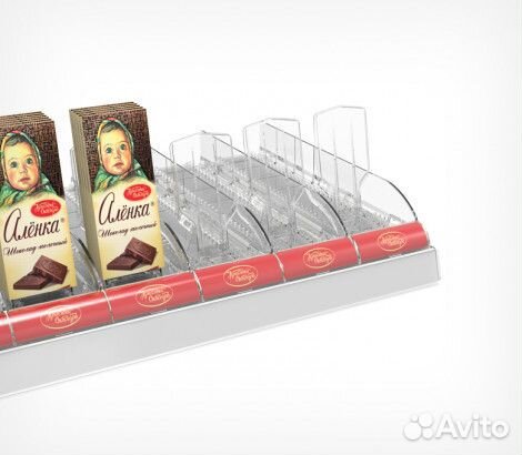 Набор из 11 лотков для выкладки плиточного шоколад