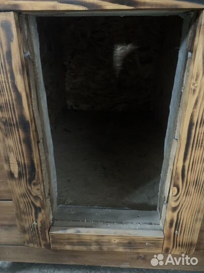 Теплая будка для собак