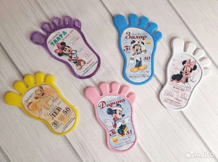 Магнит на холодильник с метрикой