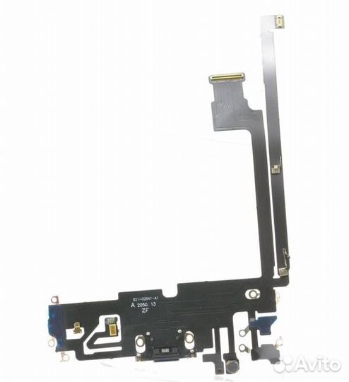 Шлейф iPhone 12 Pro Max + разъем зарядки + микрофо