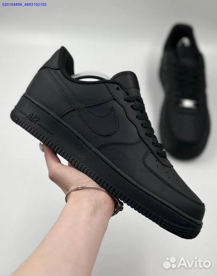 Кроссовки Nike Air Force Low Black (Арт.56182)