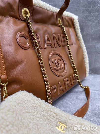 Сумка Chanel Paris Brown натуральная кожа