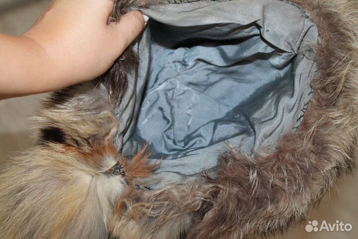 Шапка меховая с хвостом