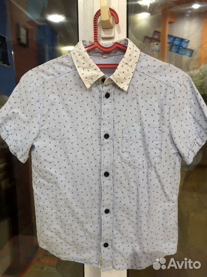 Рубашки школа на мальчика р.122-134