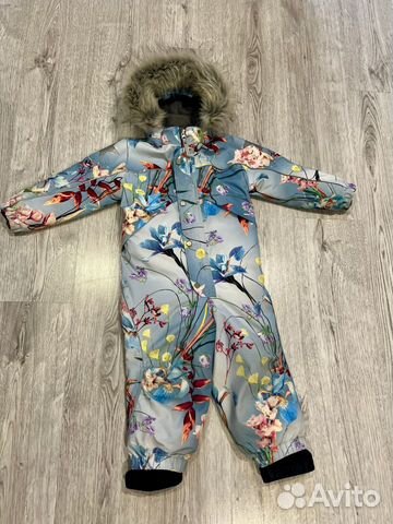 Комбинезон Molo Polaris Faux Fur Snowsuit Ikebana