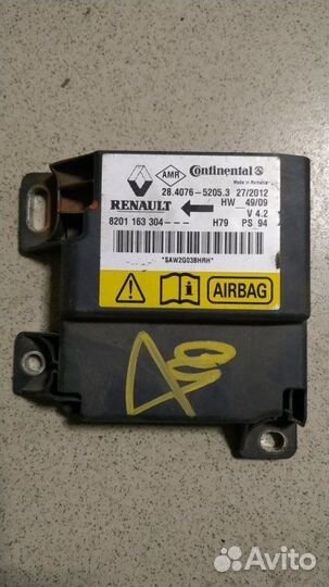 Блок управления аирбаг Renault Duster 2012-2021