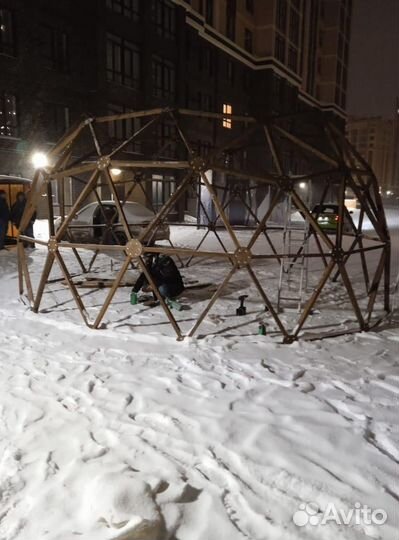 Купольный сферический шатер