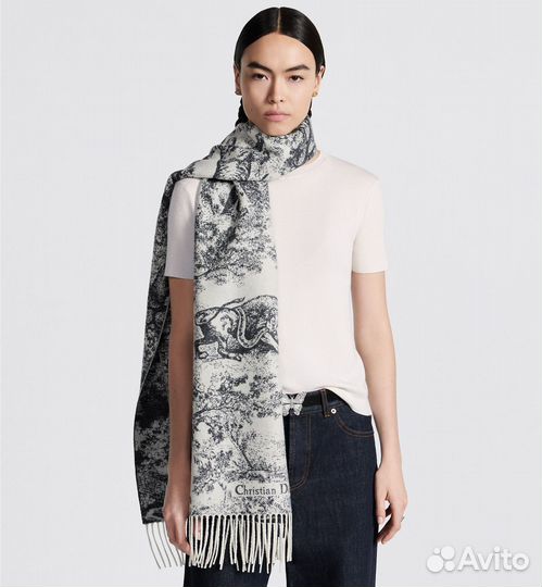 Шарф Dior кашемировый