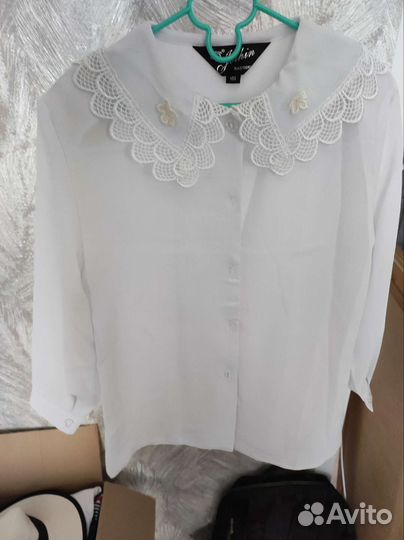 Блузка школьная 146 новая