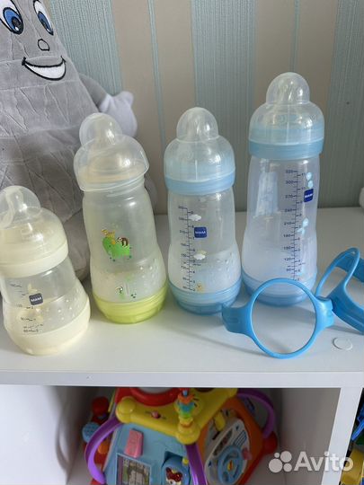 Детские бутылочки mam,сушилка,ниблер