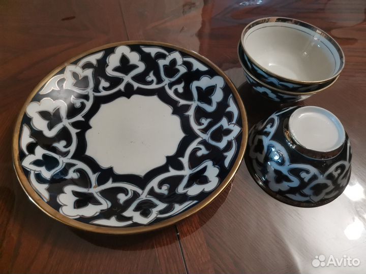 Блюдо+пиалы 
