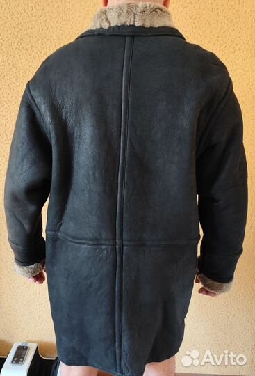 Дубленка натуральная мужская 54 56